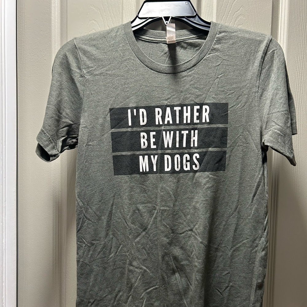 Bella Canvas Olive Dog Lover T-Shirt